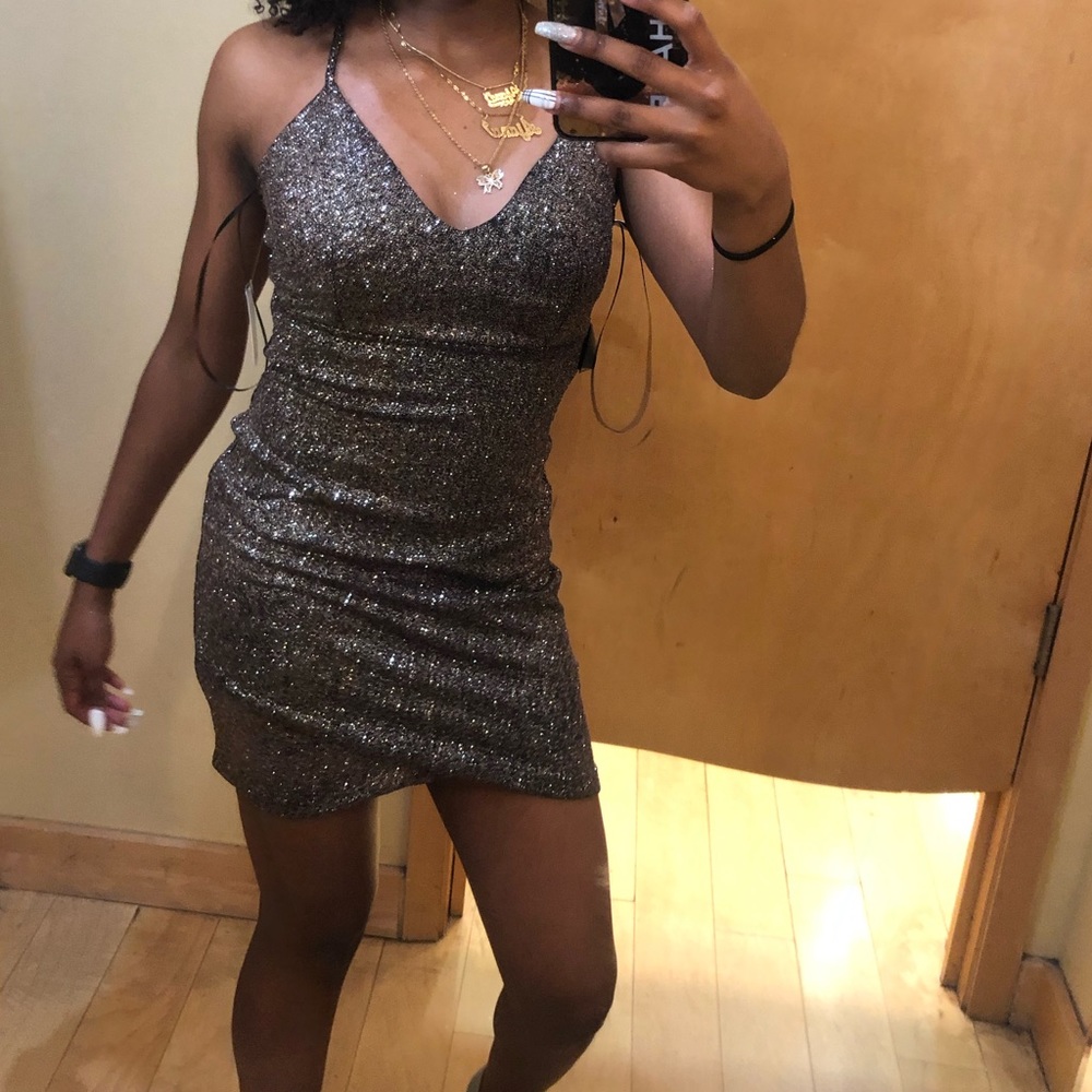 Glittery Homecoming dress!